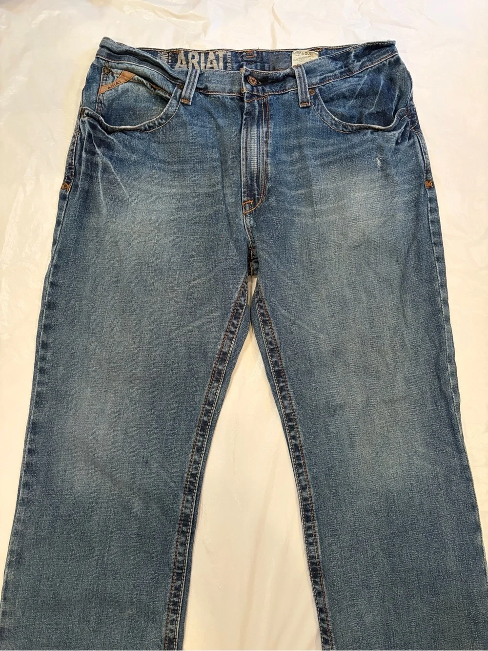 Ariat Denim Jeans Men's 36x30 Blue Med Wash 100% Cotton
